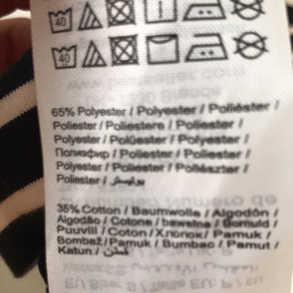 Vero Moda 3/4 Short Striped Dress - Picture 6 of 6